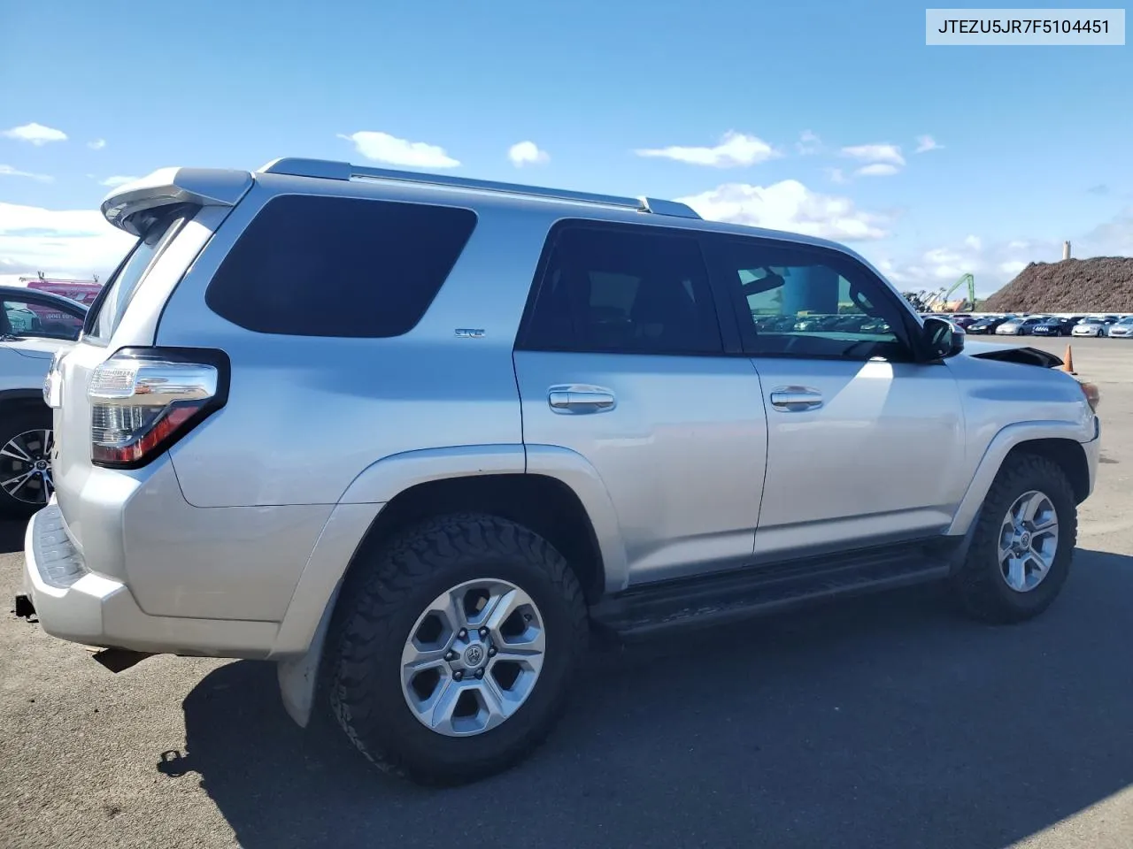 2015 Toyota 4Runner Sr5 VIN: JTEZU5JR7F5104451 Lot: 78279564