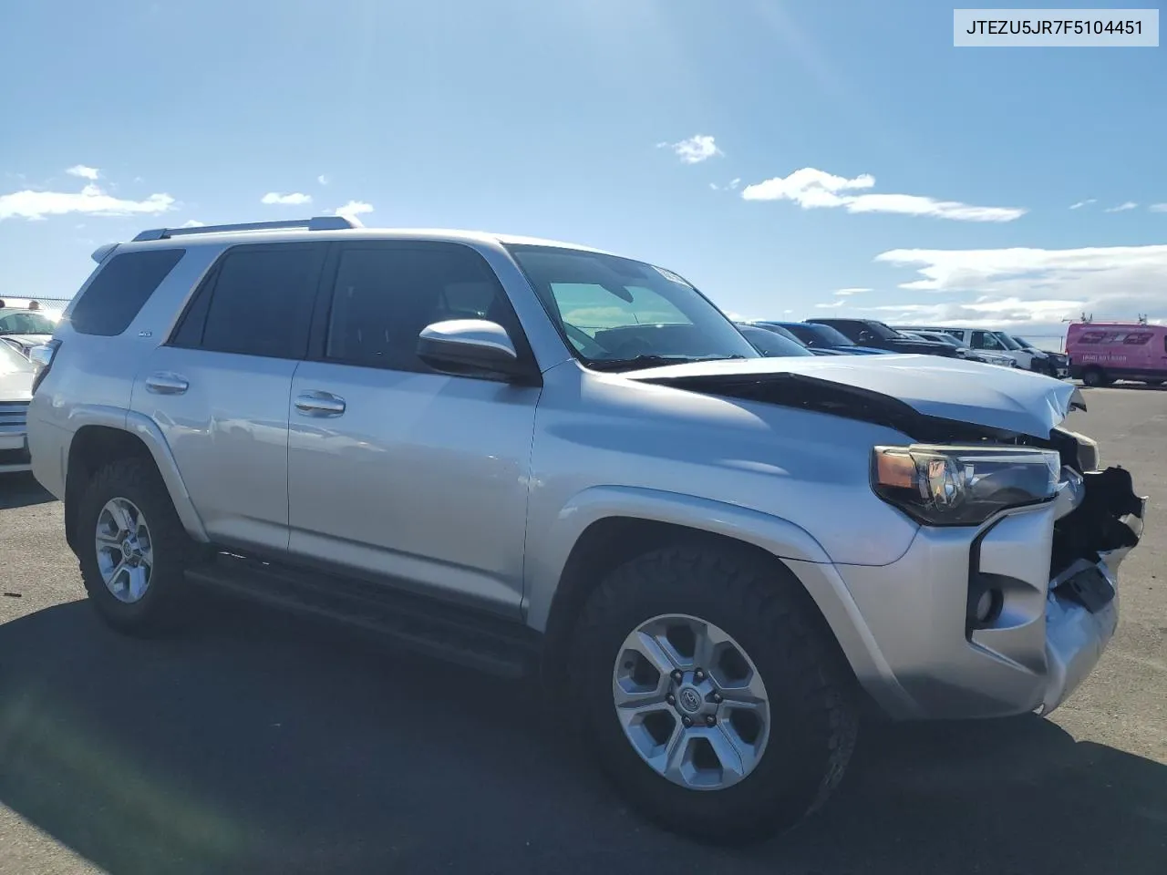 2015 Toyota 4Runner Sr5 VIN: JTEZU5JR7F5104451 Lot: 78279564