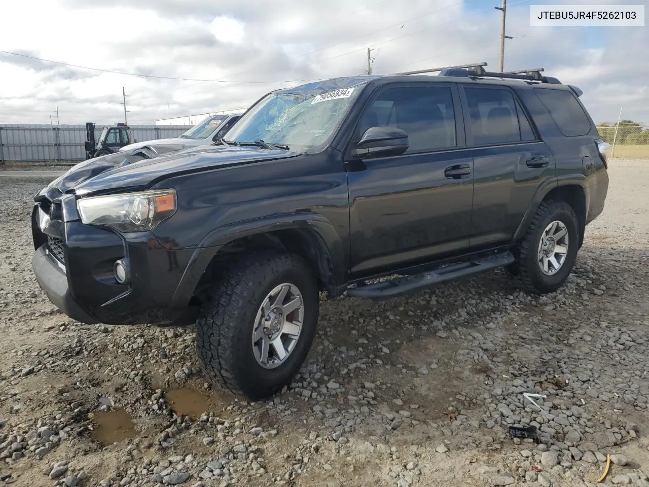 2015 Toyota 4Runner Sr5 VIN: JTEBU5JR4F5262103 Lot: 79055934