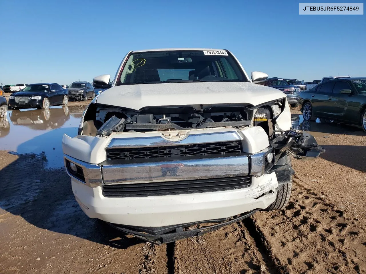 2015 Toyota 4Runner Sr5 VIN: JTEBU5JR6F5274849 Lot: 79351344