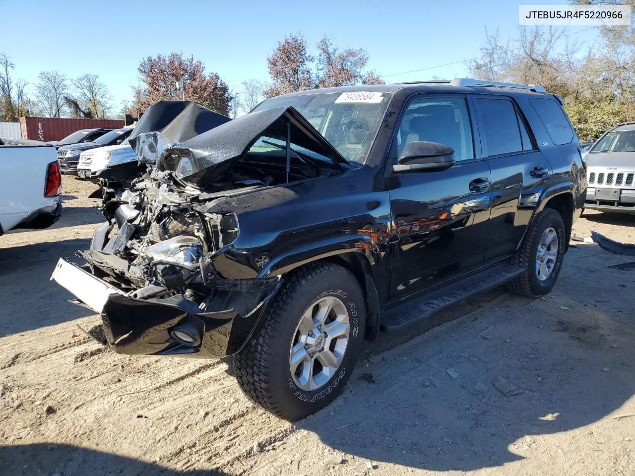 2015 Toyota 4Runner Sr5 VIN: JTEBU5JR4F5220966 Lot: 79498584