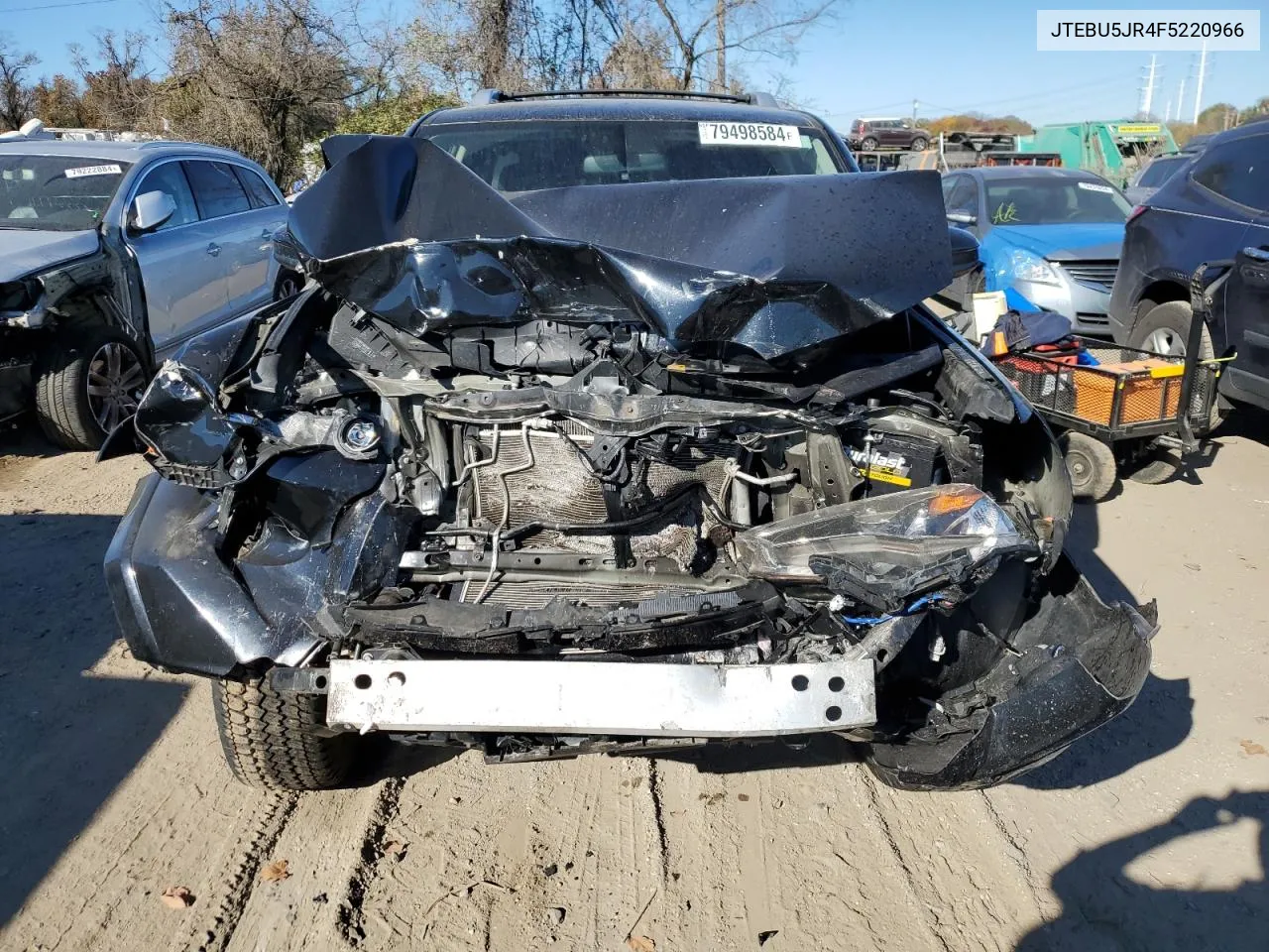 2015 Toyota 4Runner Sr5 VIN: JTEBU5JR4F5220966 Lot: 79498584