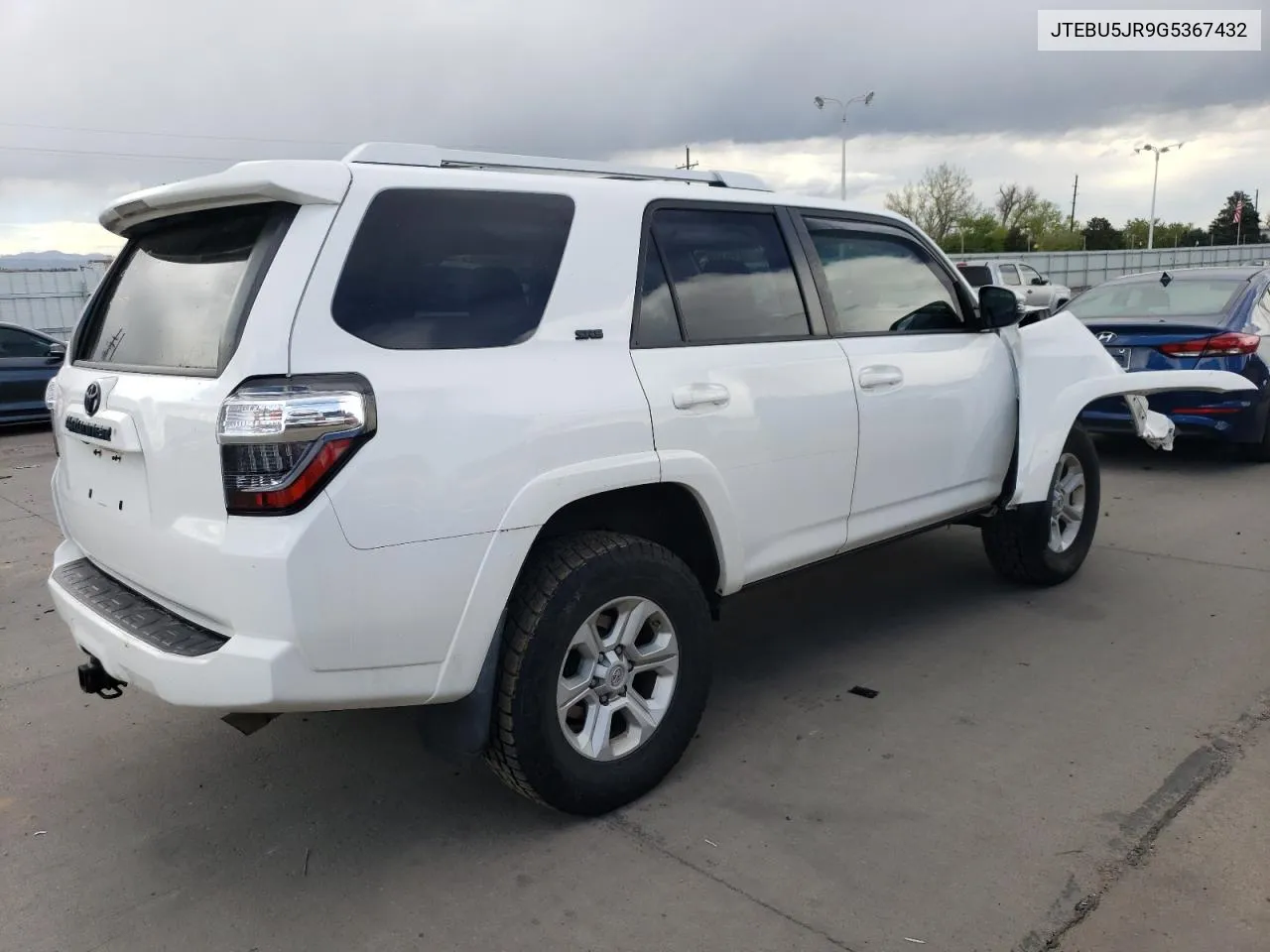 2016 Toyota 4Runner Sr5/Sr5 Premium VIN: JTEBU5JR9G5367432 Lot: 52513314