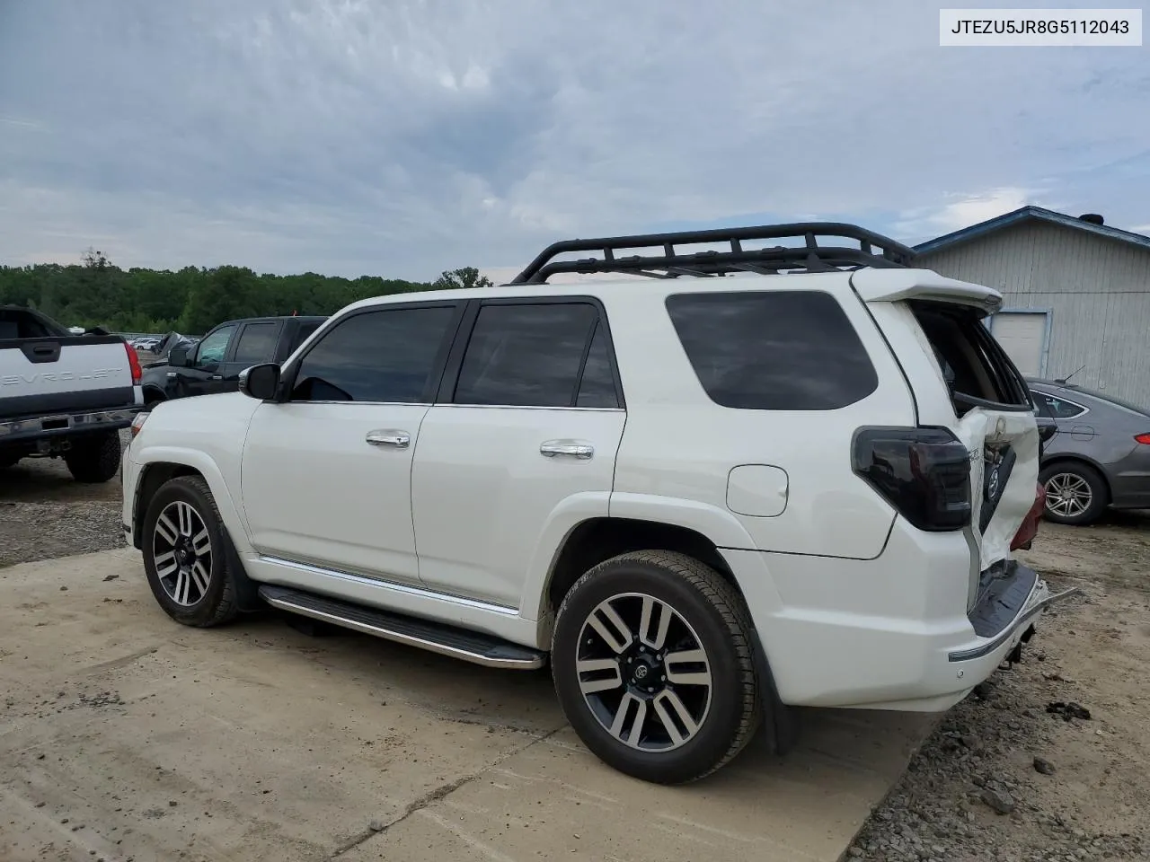 2016 Toyota 4Runner Sr5 VIN: JTEZU5JR8G5112043 Lot: 53146904