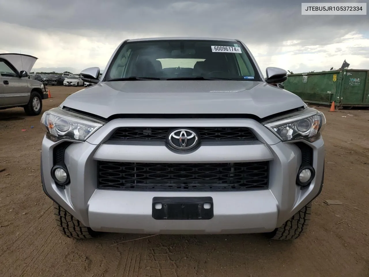 2016 Toyota 4Runner Sr5/Sr5 Premium VIN: JTEBU5JR1G5372334 Lot: 60096174