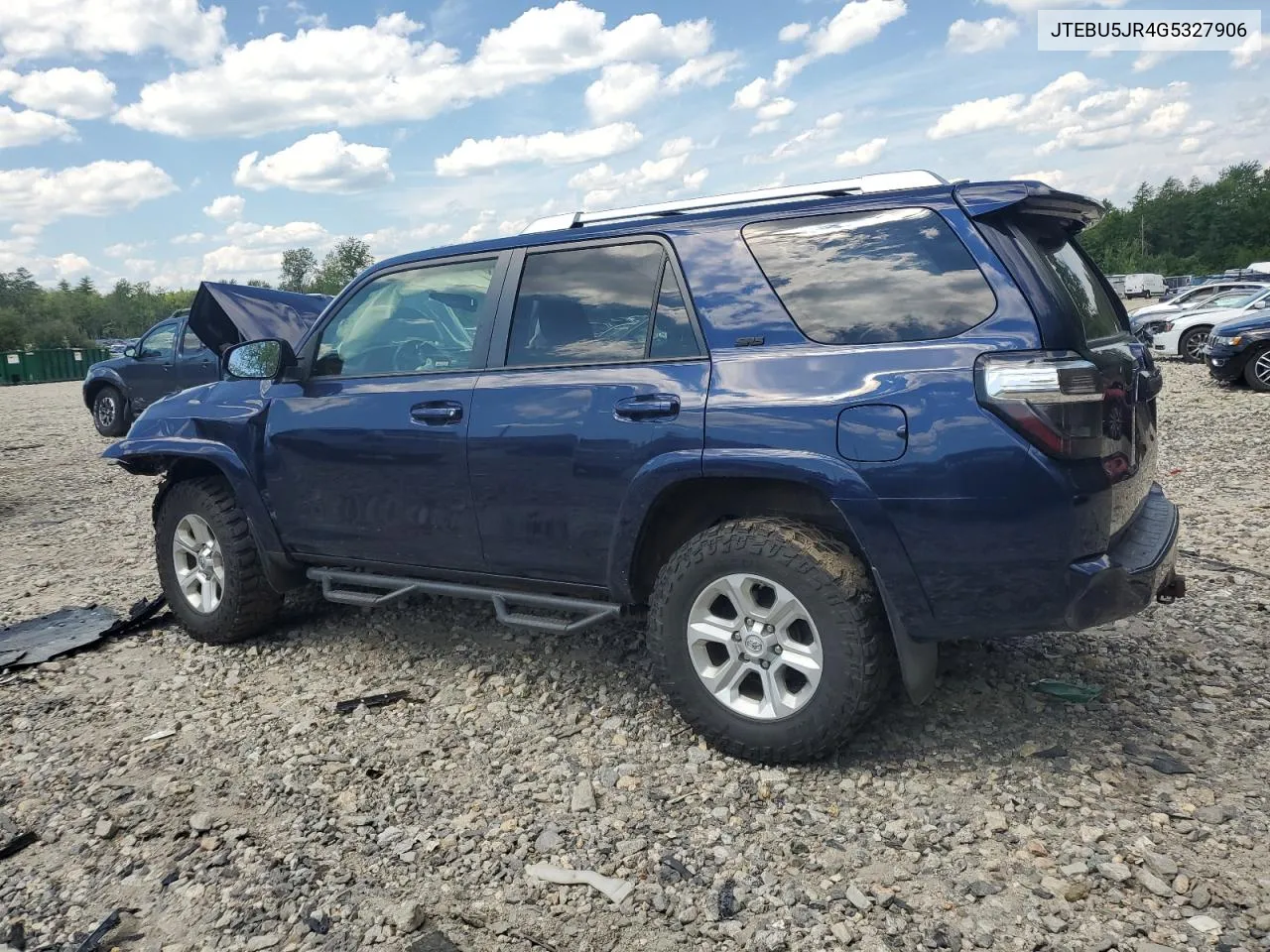 2016 Toyota 4Runner Sr5/Sr5 Premium VIN: JTEBU5JR4G5327906 Lot: 61374154