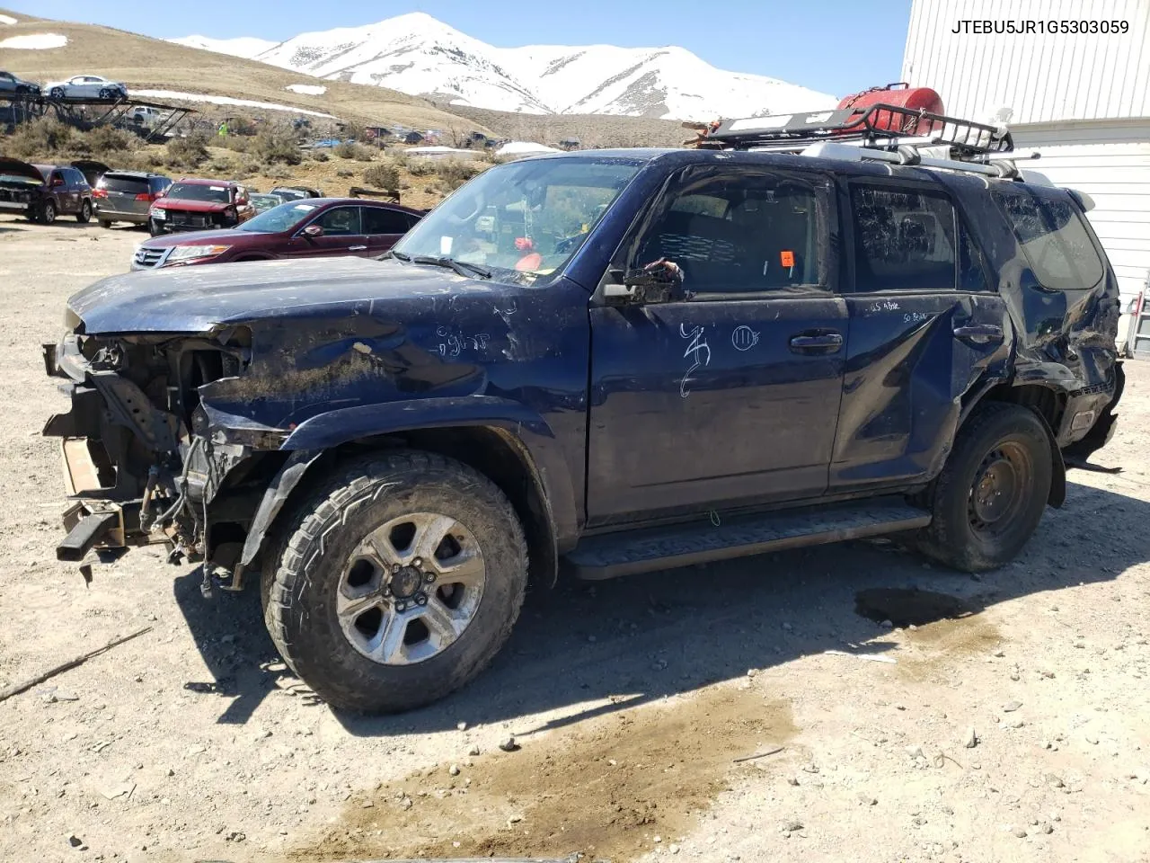 2016 Toyota 4Runner Sr5/Sr5 Premium VIN: JTEBU5JR1G5303059 Lot: 61756723