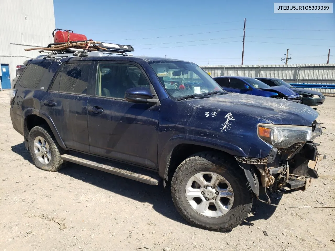 2016 Toyota 4Runner Sr5/Sr5 Premium VIN: JTEBU5JR1G5303059 Lot: 61756723