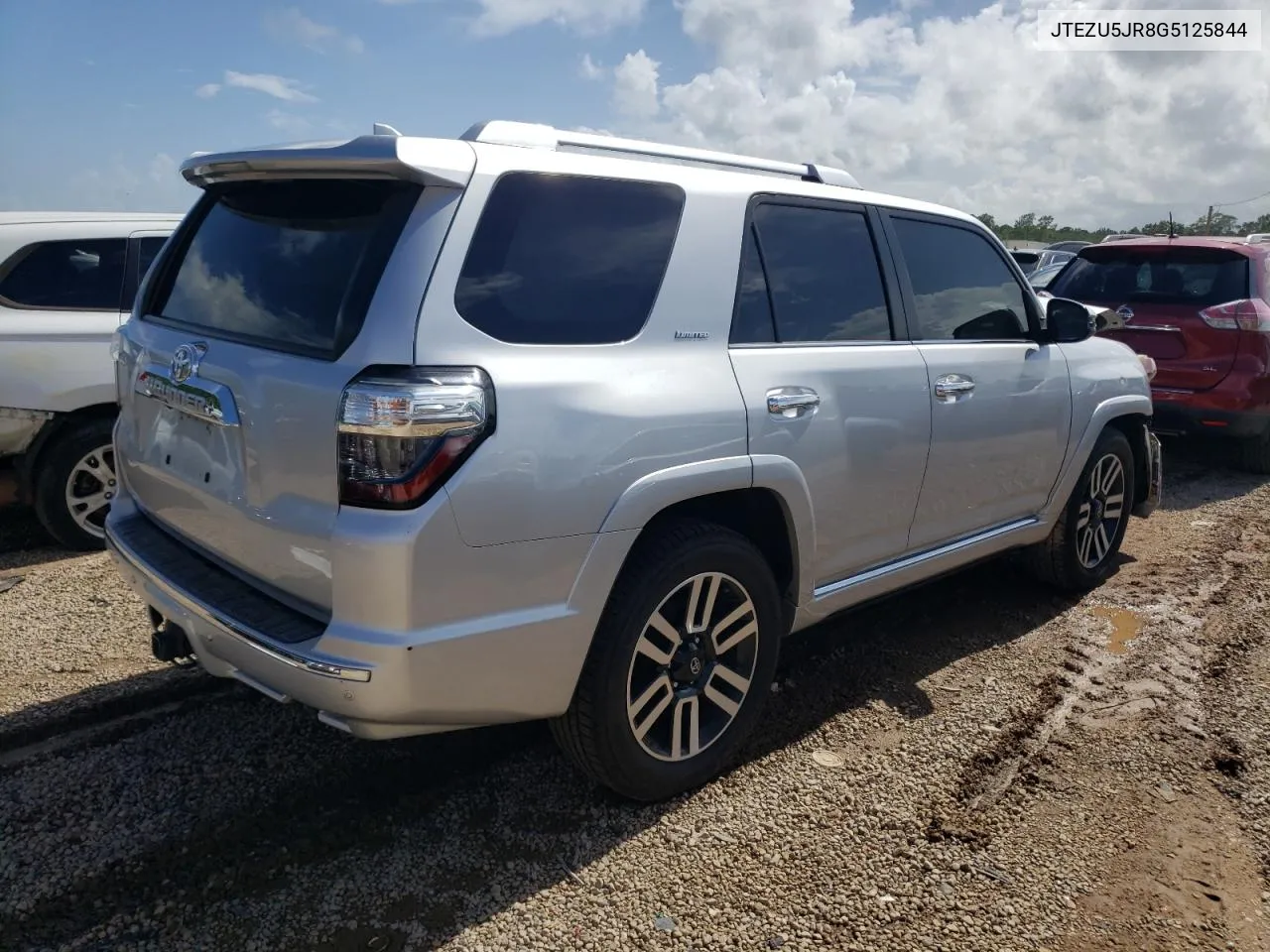 2016 Toyota 4Runner Sr5 VIN: JTEZU5JR8G5125844 Lot: 61993664