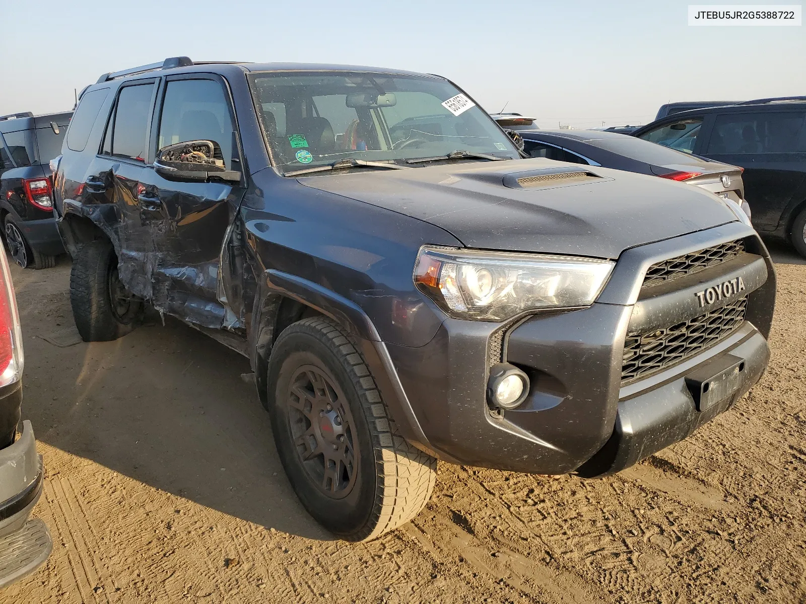 2016 Toyota 4Runner Sr5/Sr5 Premium VIN: JTEBU5JR2G5388722 Lot: 65618574