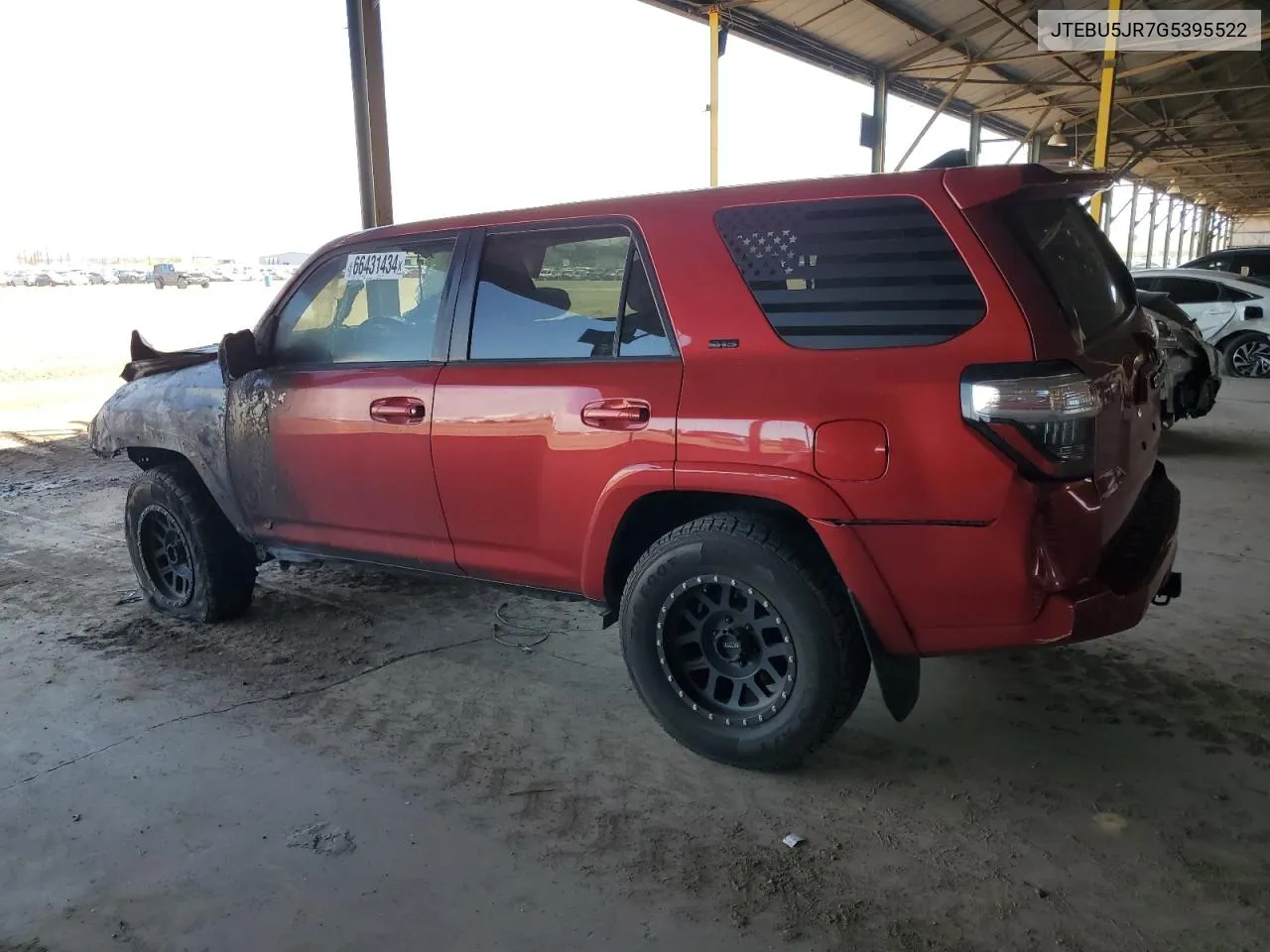 2016 Toyota 4Runner Sr5/Sr5 Premium VIN: JTEBU5JR7G5395522 Lot: 66431434