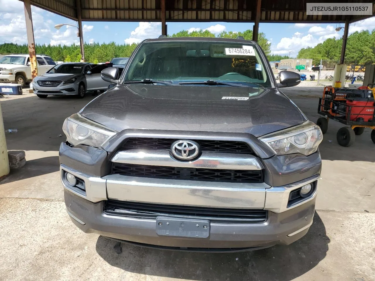 2016 Toyota 4Runner Sr5 VIN: JTEZU5JR1G5110537 Lot: 67456284