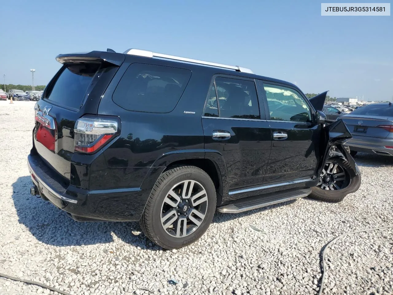 2016 Toyota 4Runner Sr5/Sr5 Premium VIN: JTEBU5JR3G5314581 Lot: 68137634