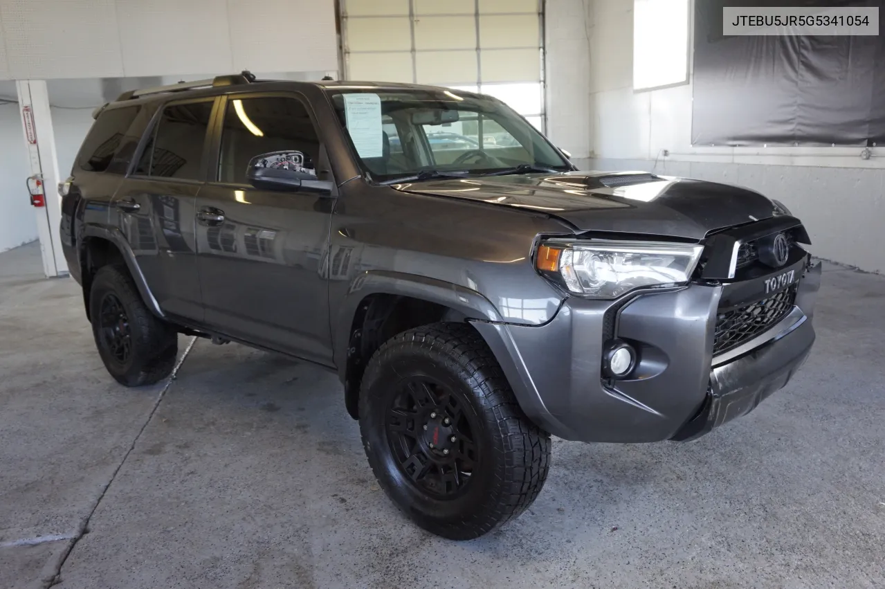 2016 Toyota 4Runner Sr5/Sr5 Premium VIN: JTEBU5JR5G5341054 Lot: 68498964