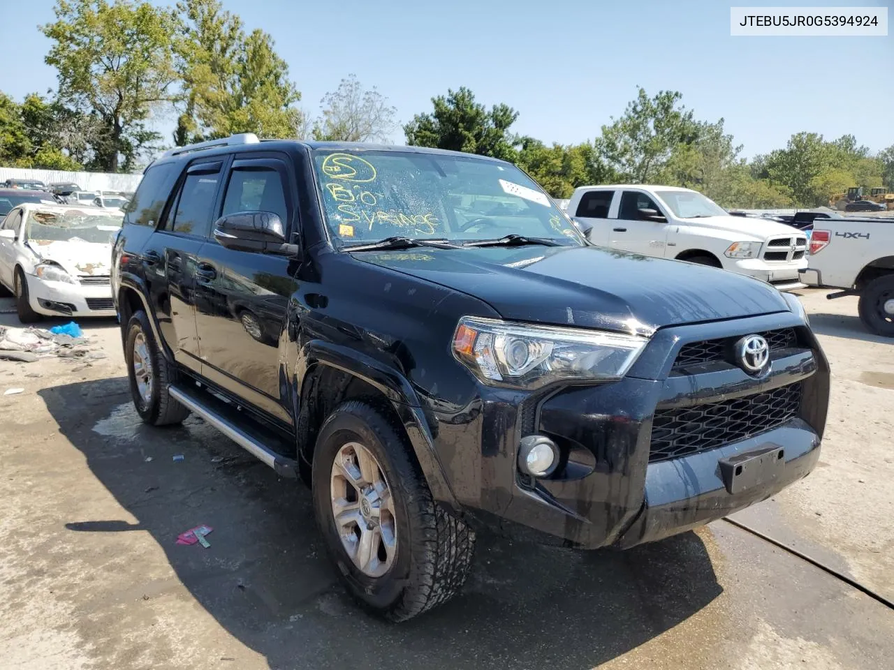 2016 Toyota 4Runner Sr5/Sr5 Premium VIN: JTEBU5JR0G5394924 Lot: 68877704