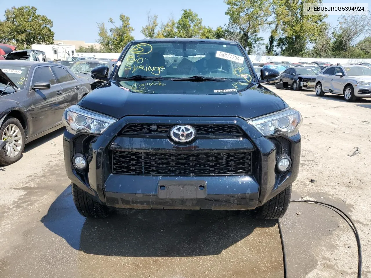 JTEBU5JR0G5394924 2016 Toyota 4Runner Sr5/Sr5 Premium