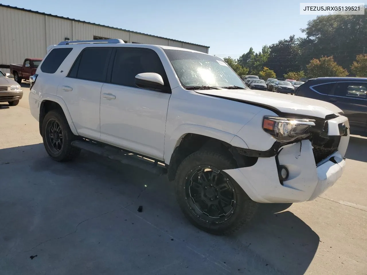 2016 Toyota 4Runner Sr5 VIN: JTEZU5JRXG5139521 Lot: 68926974