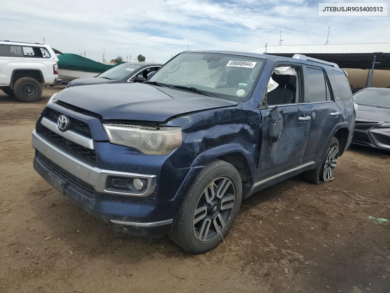 2016 Toyota 4Runner Sr5/Sr5 Premium VIN: JTEBU5JR9G5400512 Lot: 69088944