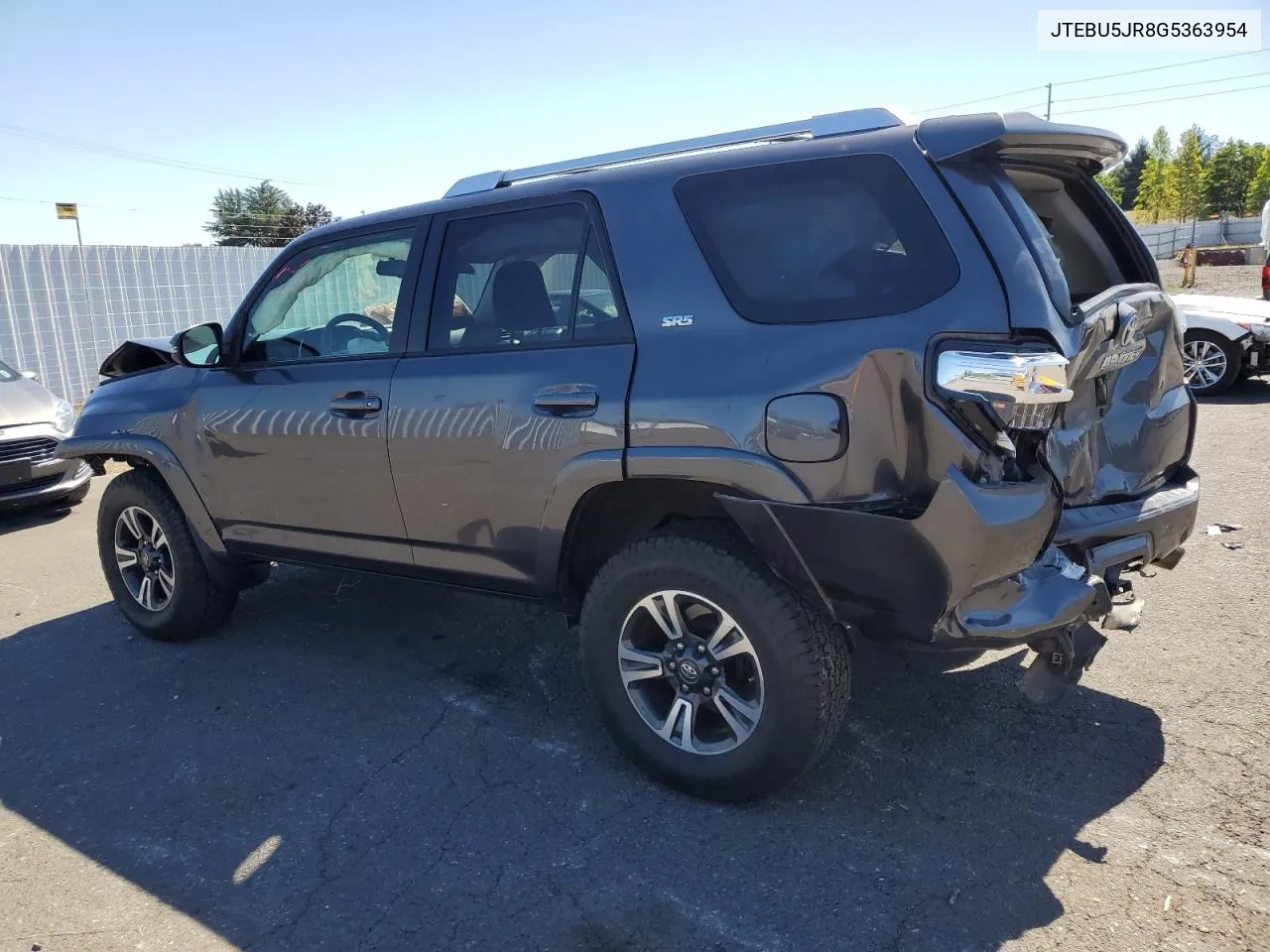 2016 Toyota 4Runner Sr5/Sr5 Premium VIN: JTEBU5JR8G5363954 Lot: 69885154