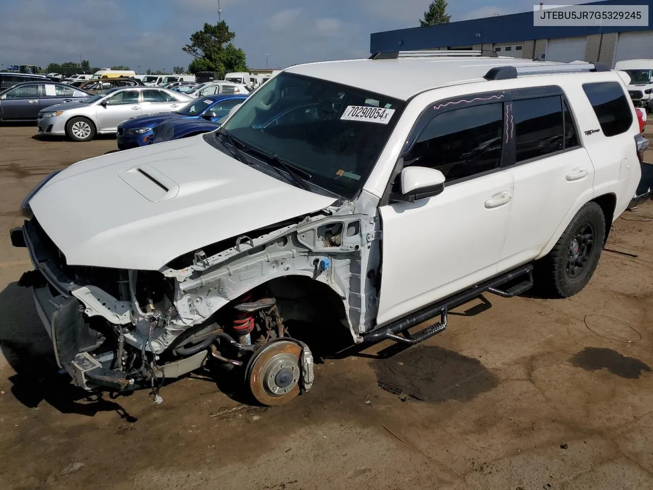 2016 Toyota 4Runner Sr5/Sr5 Premium VIN: JTEBU5JR7G5329245 Lot: 70290054