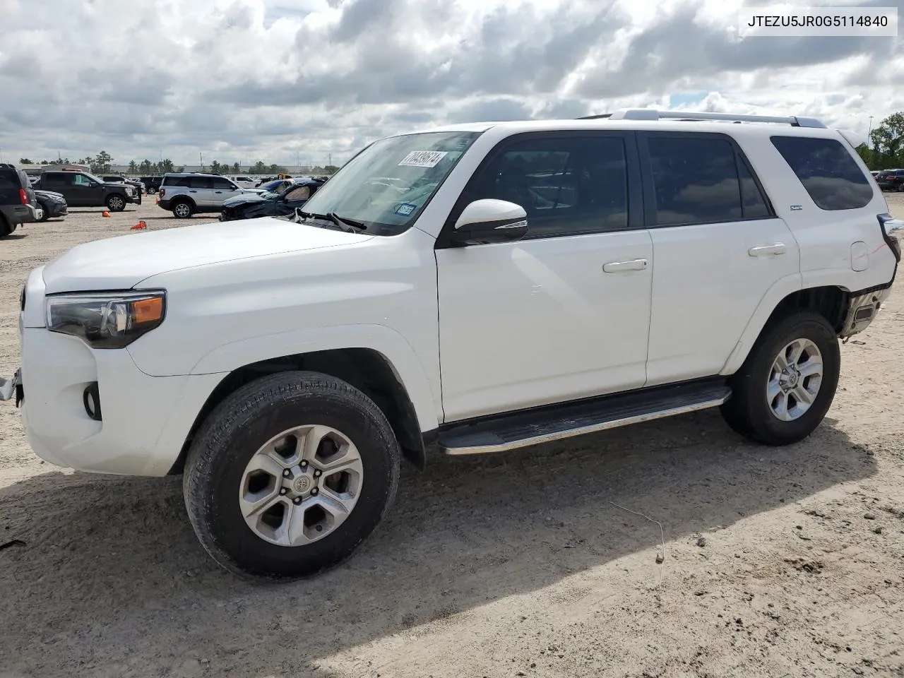 2016 Toyota 4Runner Sr5 VIN: JTEZU5JR0G5114840 Lot: 70439674