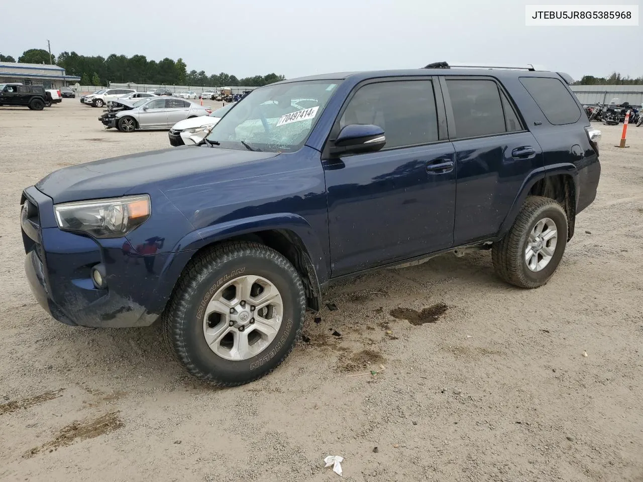 2016 Toyota 4Runner Sr5/Sr5 Premium VIN: JTEBU5JR8G5385968 Lot: 70497414