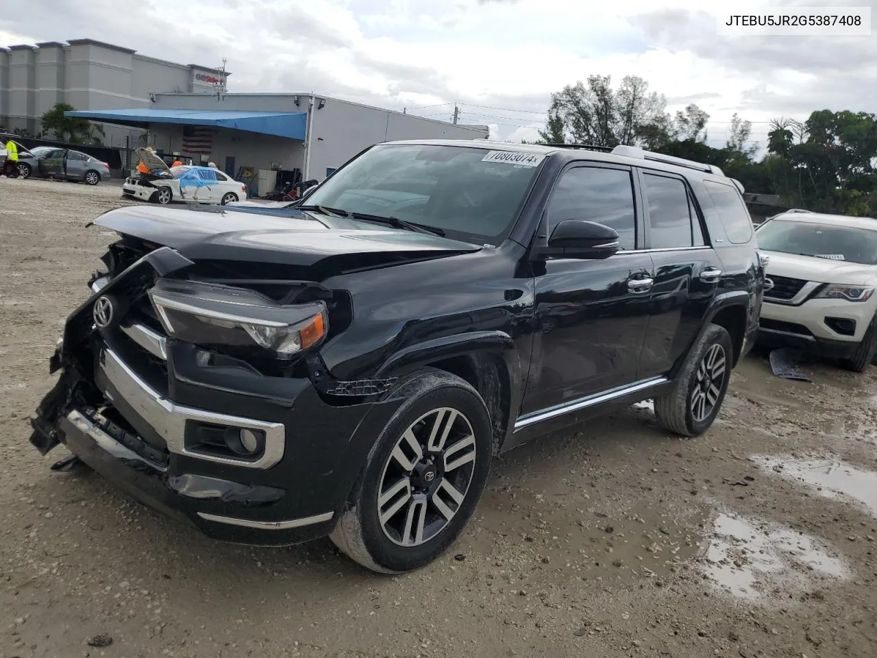 2016 Toyota 4Runner Sr5/Sr5 Premium VIN: JTEBU5JR2G5387408 Lot: 70803074