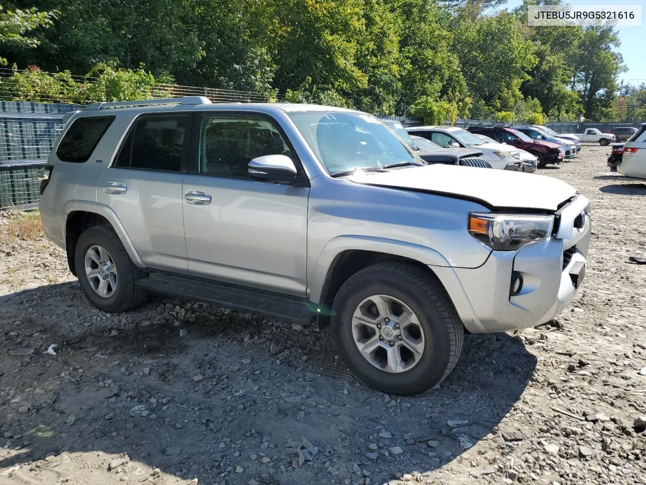 2016 Toyota 4Runner Sr5/Sr5 Premium VIN: JTEBU5JR9G5321616 Lot: 70887624