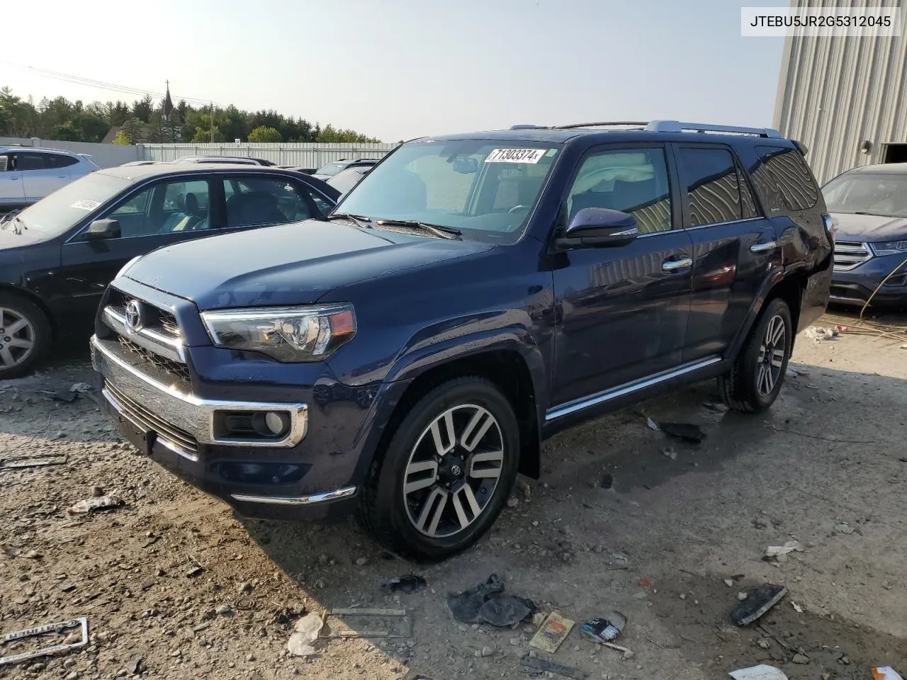 2016 Toyota 4Runner Sr5/Sr5 Premium VIN: JTEBU5JR2G5312045 Lot: 71303374