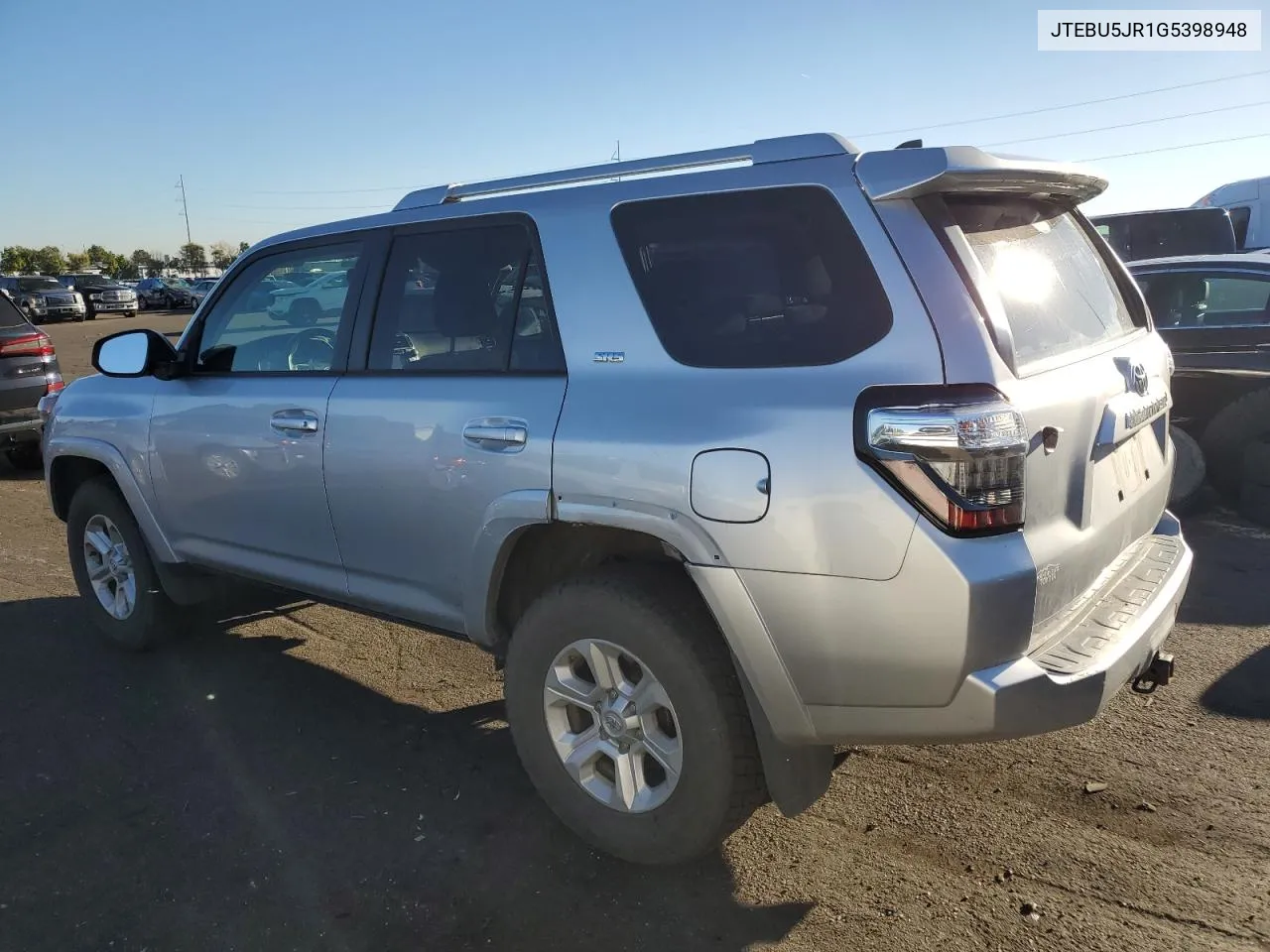 2016 Toyota 4Runner Sr5/Sr5 Premium VIN: JTEBU5JR1G5398948 Lot: 71308614