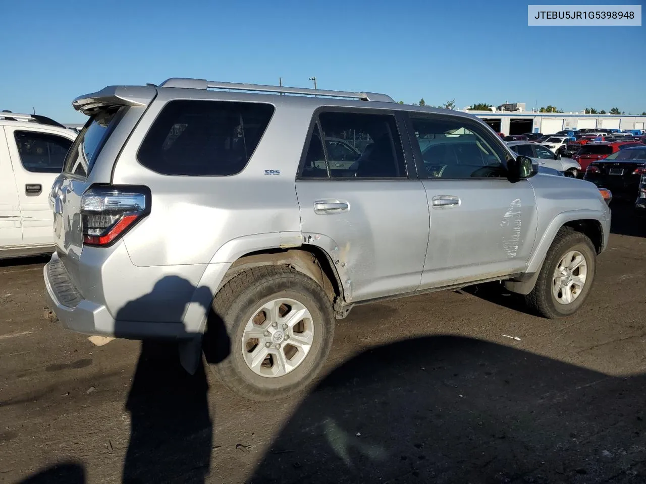 JTEBU5JR1G5398948 2016 Toyota 4Runner Sr5/Sr5 Premium