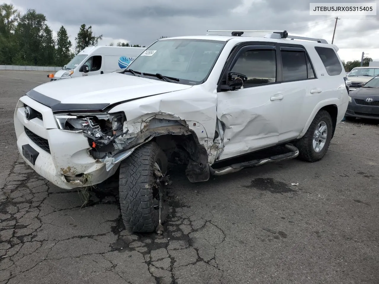 2016 Toyota 4Runner Sr5/Sr5 Premium VIN: JTEBU5JRXG5315405 Lot: 71426954