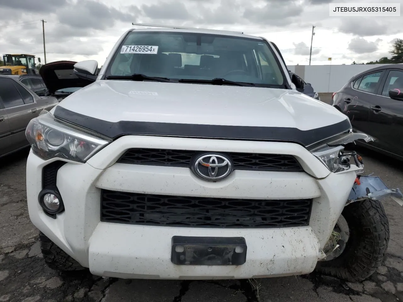 2016 Toyota 4Runner Sr5/Sr5 Premium VIN: JTEBU5JRXG5315405 Lot: 71426954