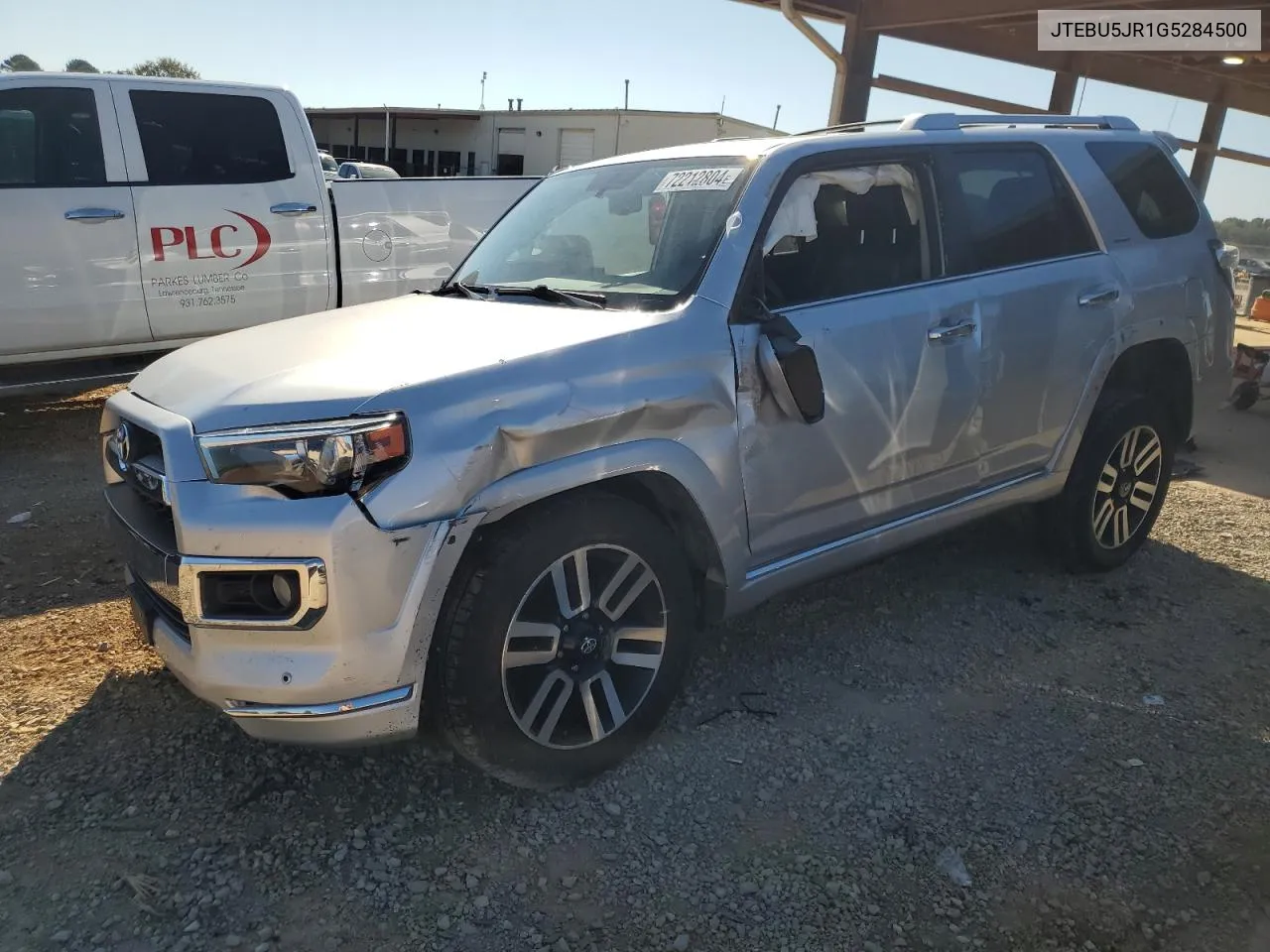 2016 Toyota 4Runner Sr5/Sr5 Premium VIN: JTEBU5JR1G5284500 Lot: 72212804