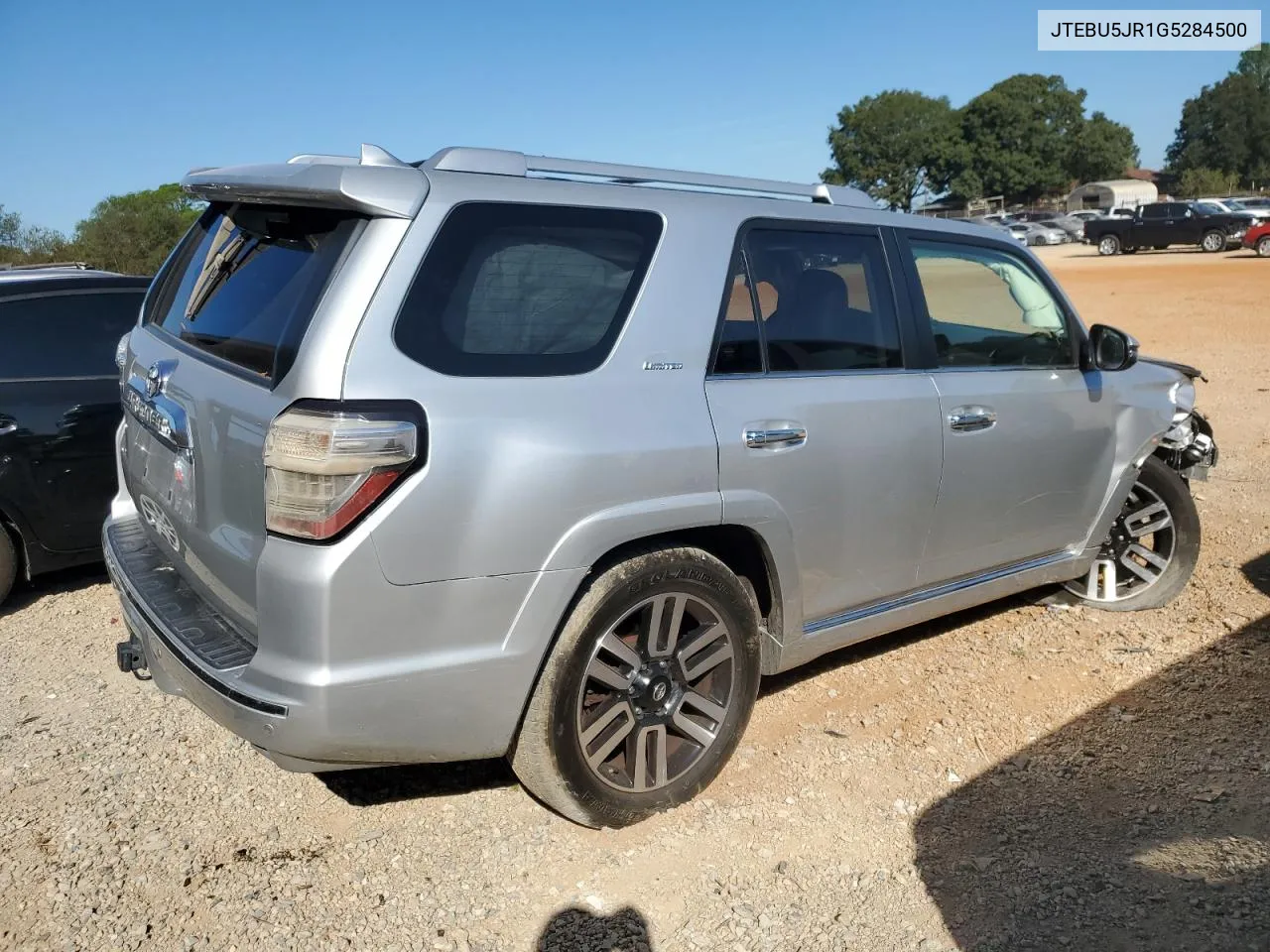 2016 Toyota 4Runner Sr5/Sr5 Premium VIN: JTEBU5JR1G5284500 Lot: 72212804