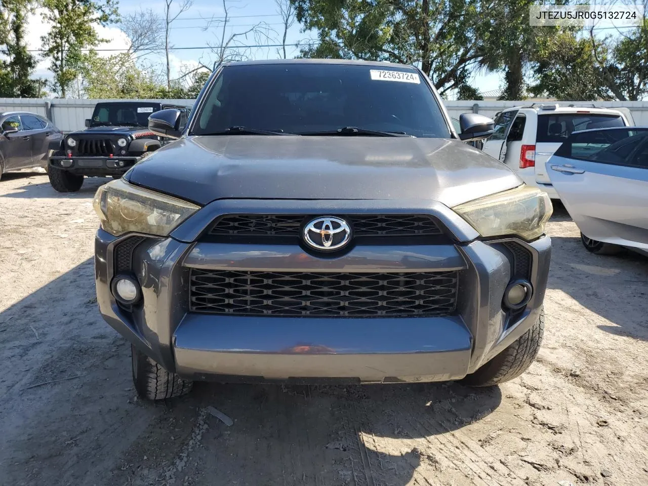 2016 Toyota 4Runner Sr5 VIN: JTEZU5JR0G5132724 Lot: 72363724