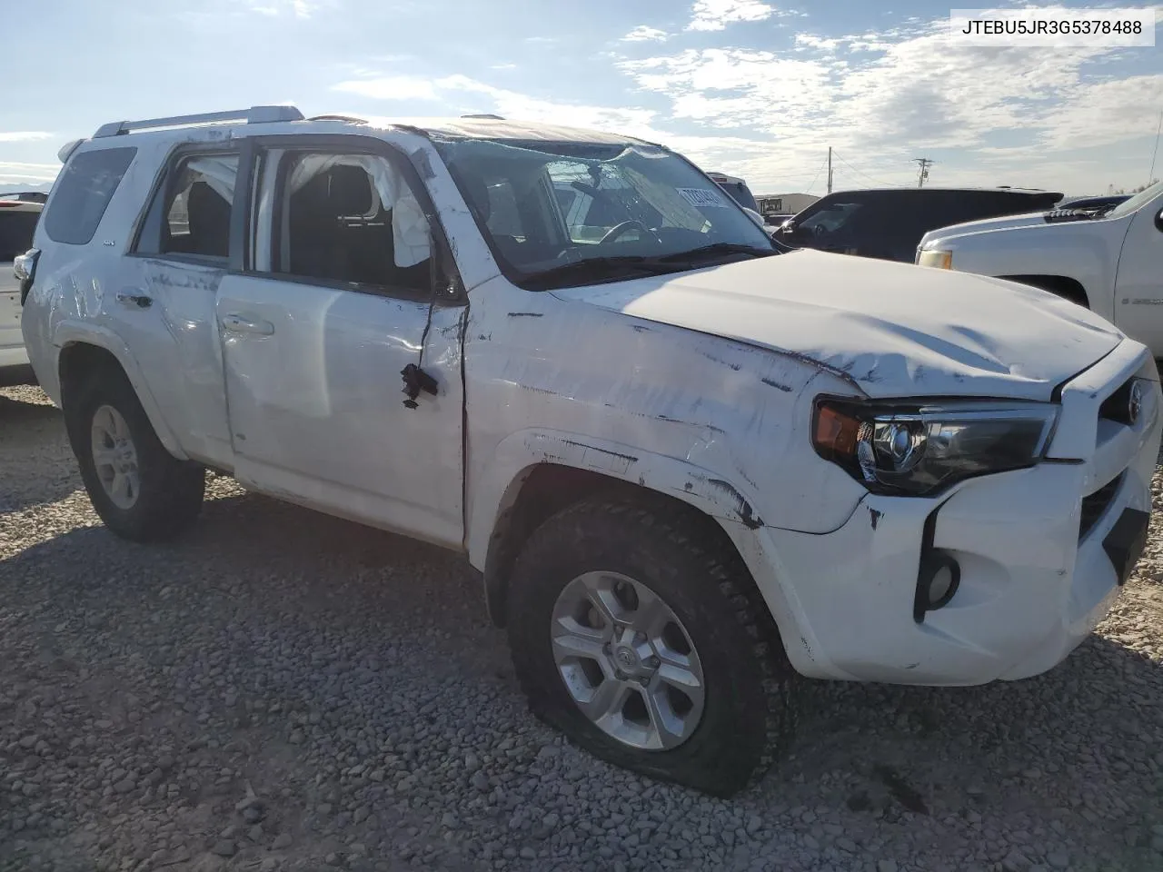 2016 Toyota 4Runner Sr5/Sr5 Premium VIN: JTEBU5JR3G5378488 Lot: 72374424