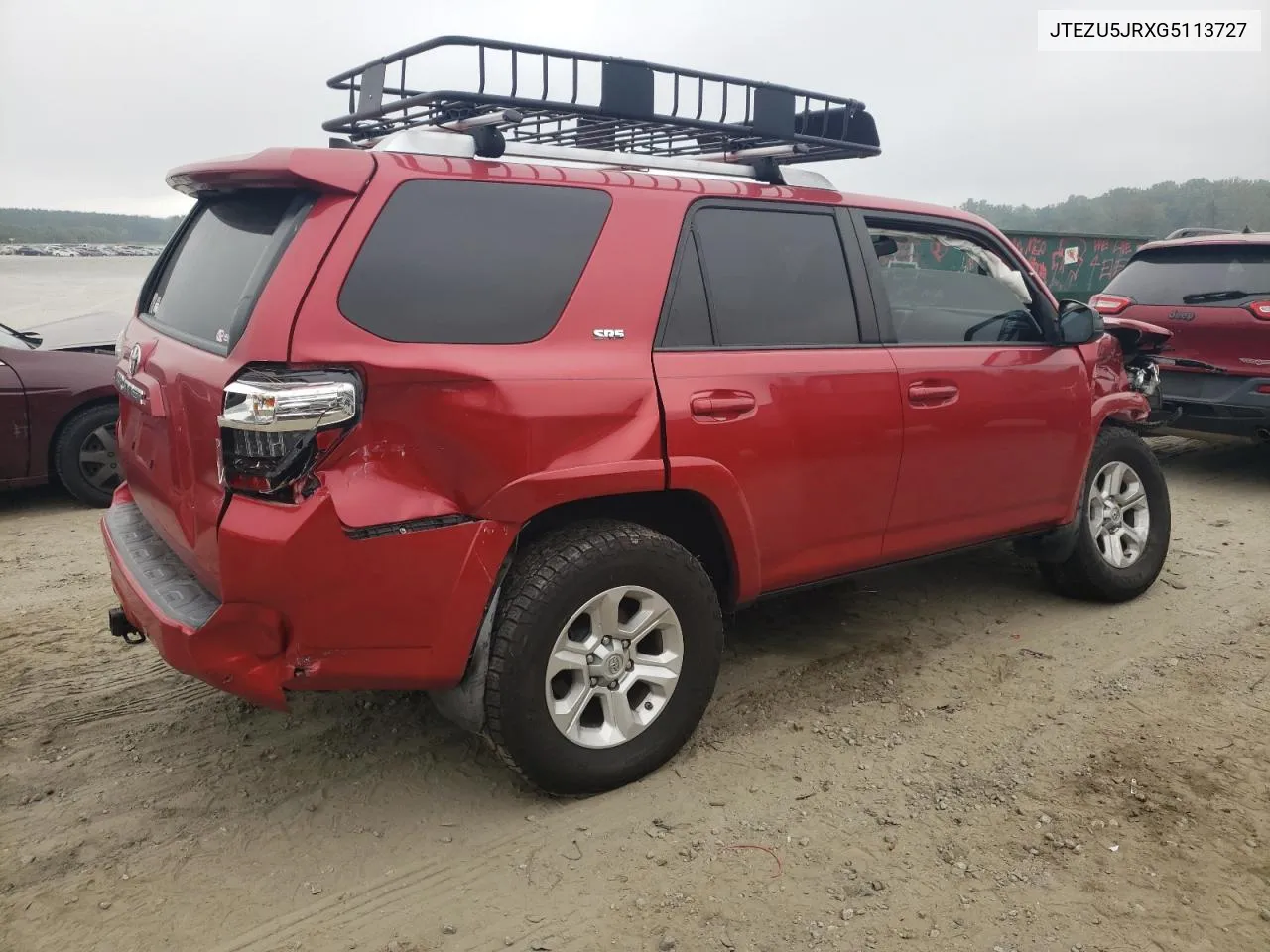 2016 Toyota 4Runner Sr5 VIN: JTEZU5JRXG5113727 Lot: 72619904