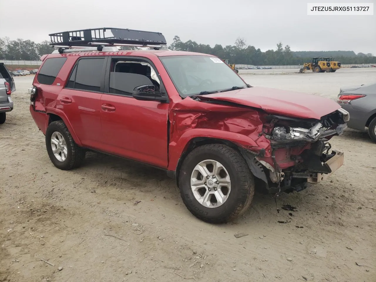 2016 Toyota 4Runner Sr5 VIN: JTEZU5JRXG5113727 Lot: 72619904