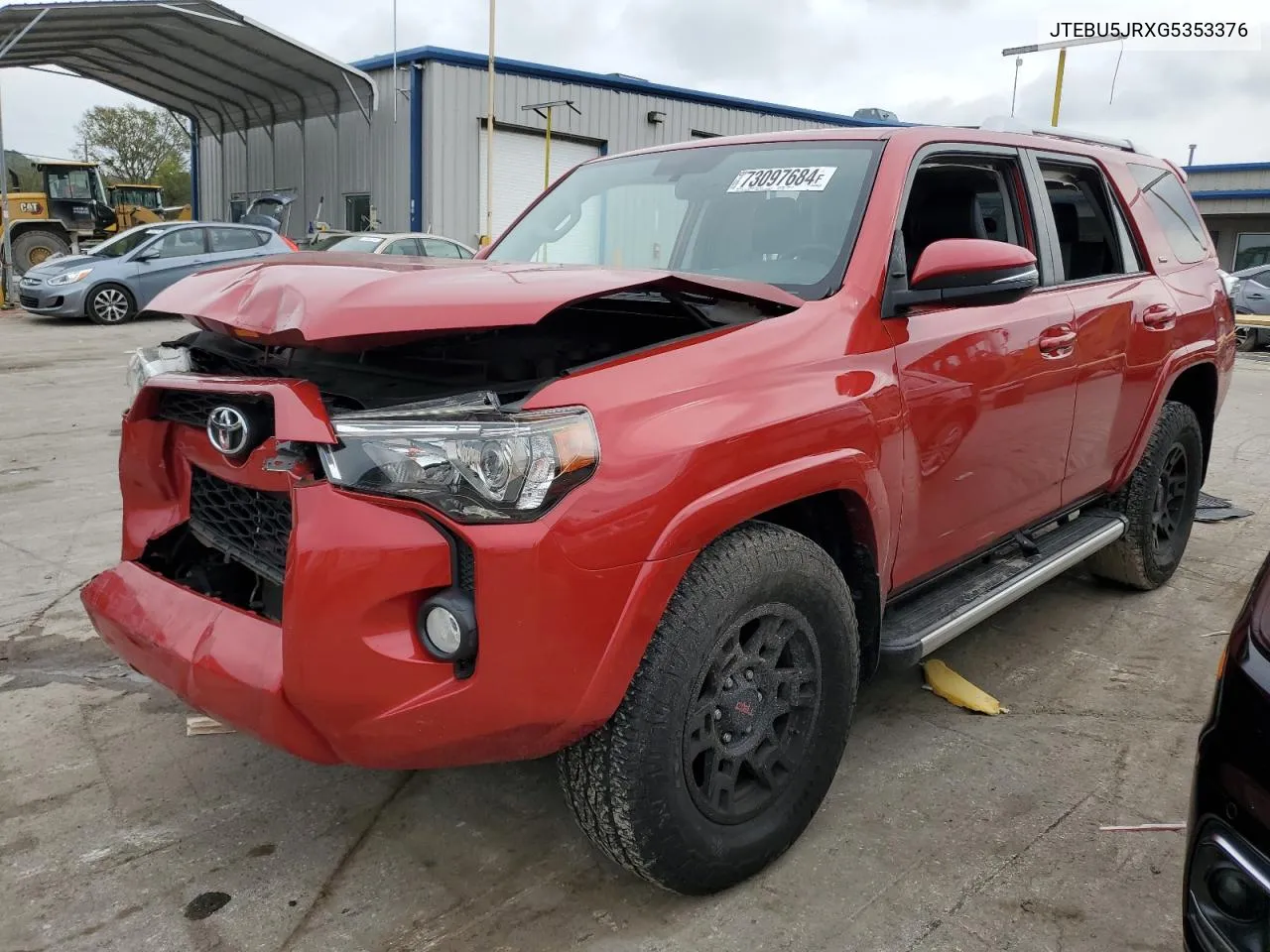 2016 Toyota 4Runner Sr5/Sr5 Premium VIN: JTEBU5JRXG5353376 Lot: 73097684