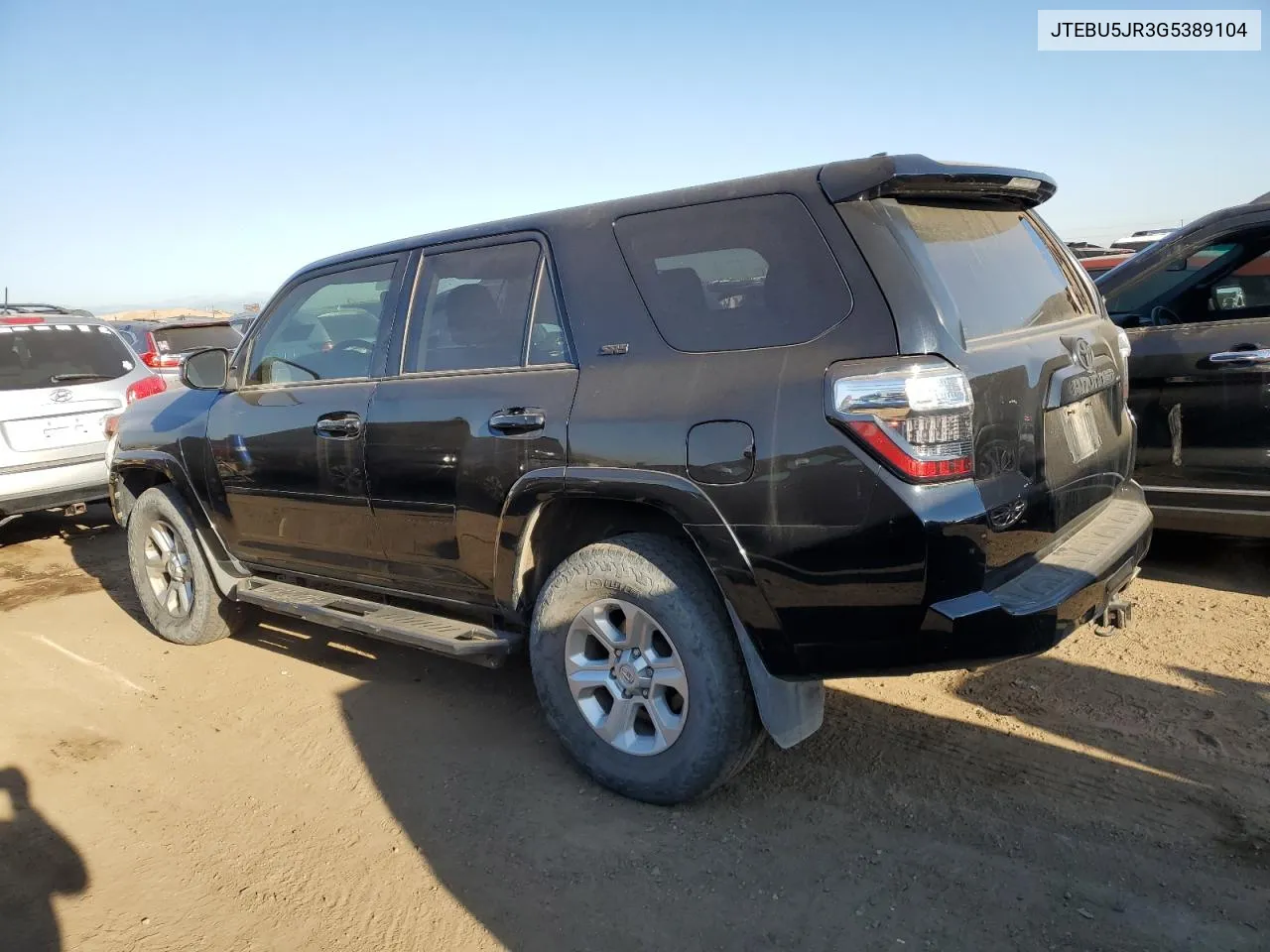 2016 Toyota 4Runner Sr5/Sr5 Premium VIN: JTEBU5JR3G5389104 Lot: 73247104