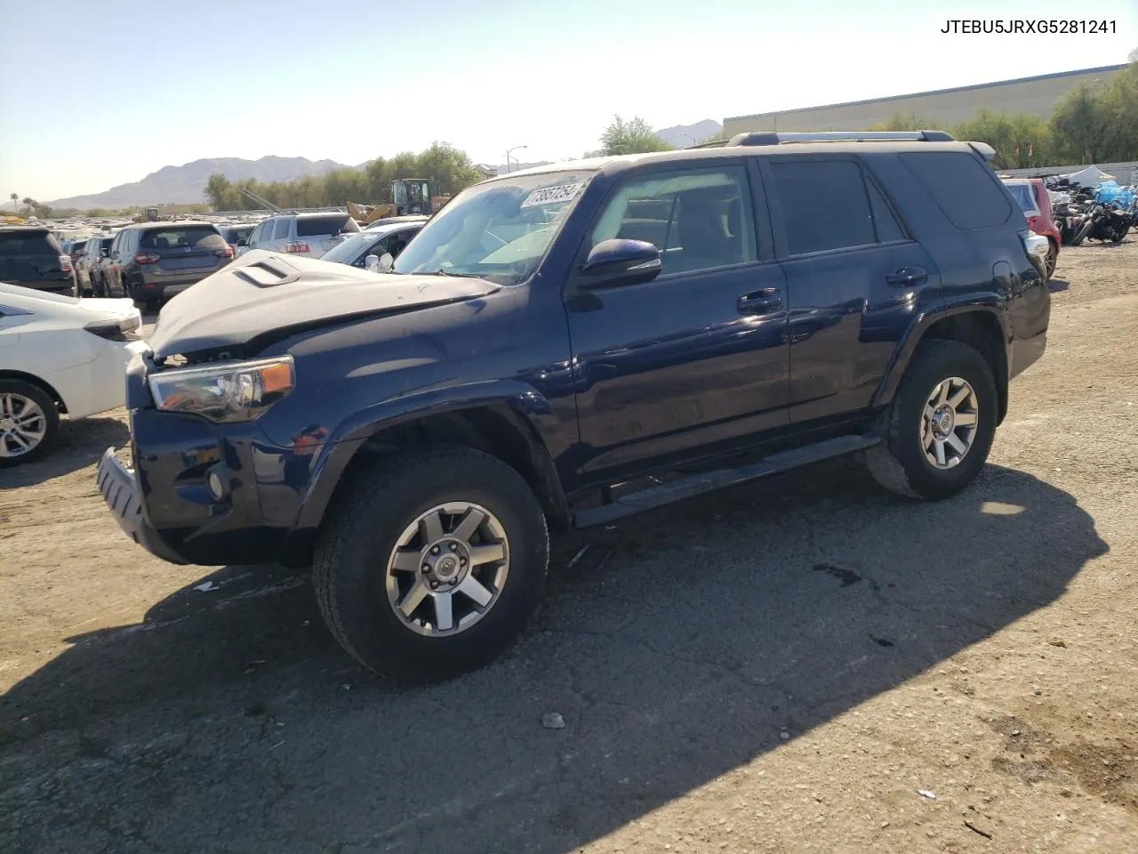 2016 Toyota 4Runner Sr5/Sr5 Premium VIN: JTEBU5JRXG5281241 Lot: 73857254