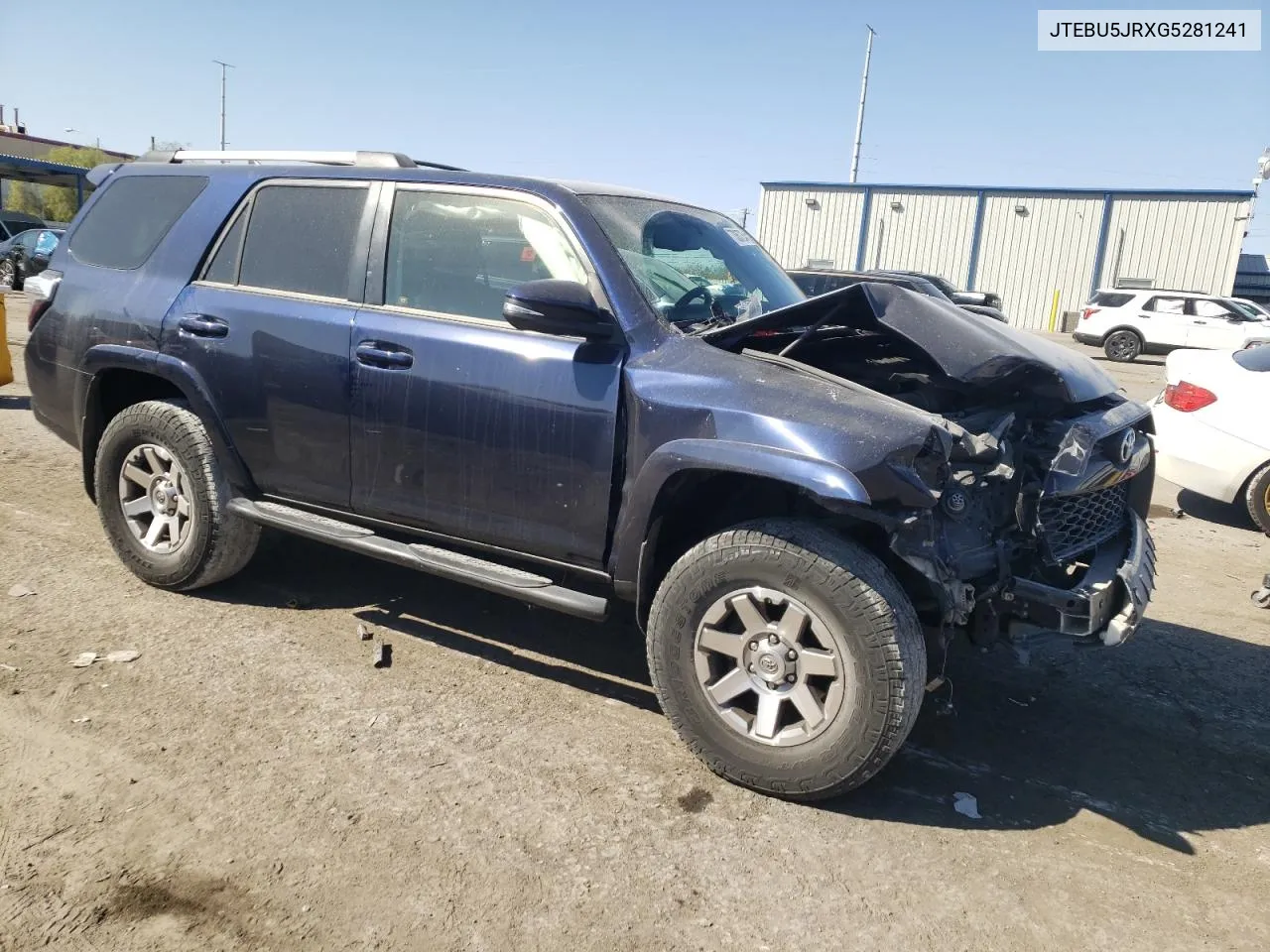 JTEBU5JRXG5281241 2016 Toyota 4Runner Sr5/Sr5 Premium