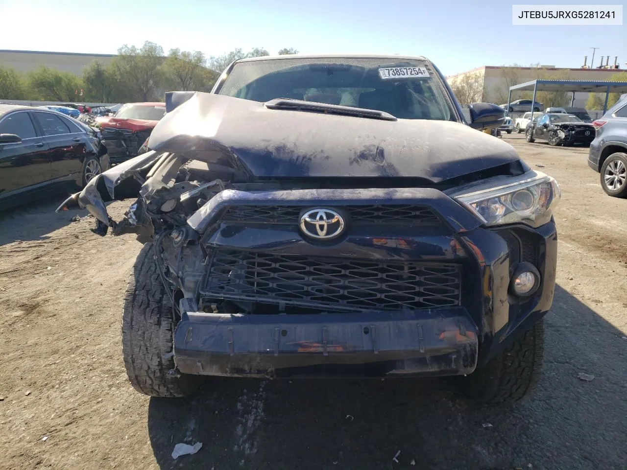 JTEBU5JRXG5281241 2016 Toyota 4Runner Sr5/Sr5 Premium