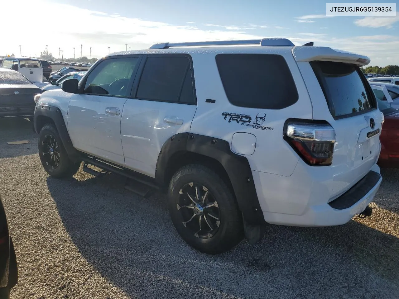 2016 Toyota 4Runner Sr5 VIN: JTEZU5JR6G5139354 Lot: 73887864