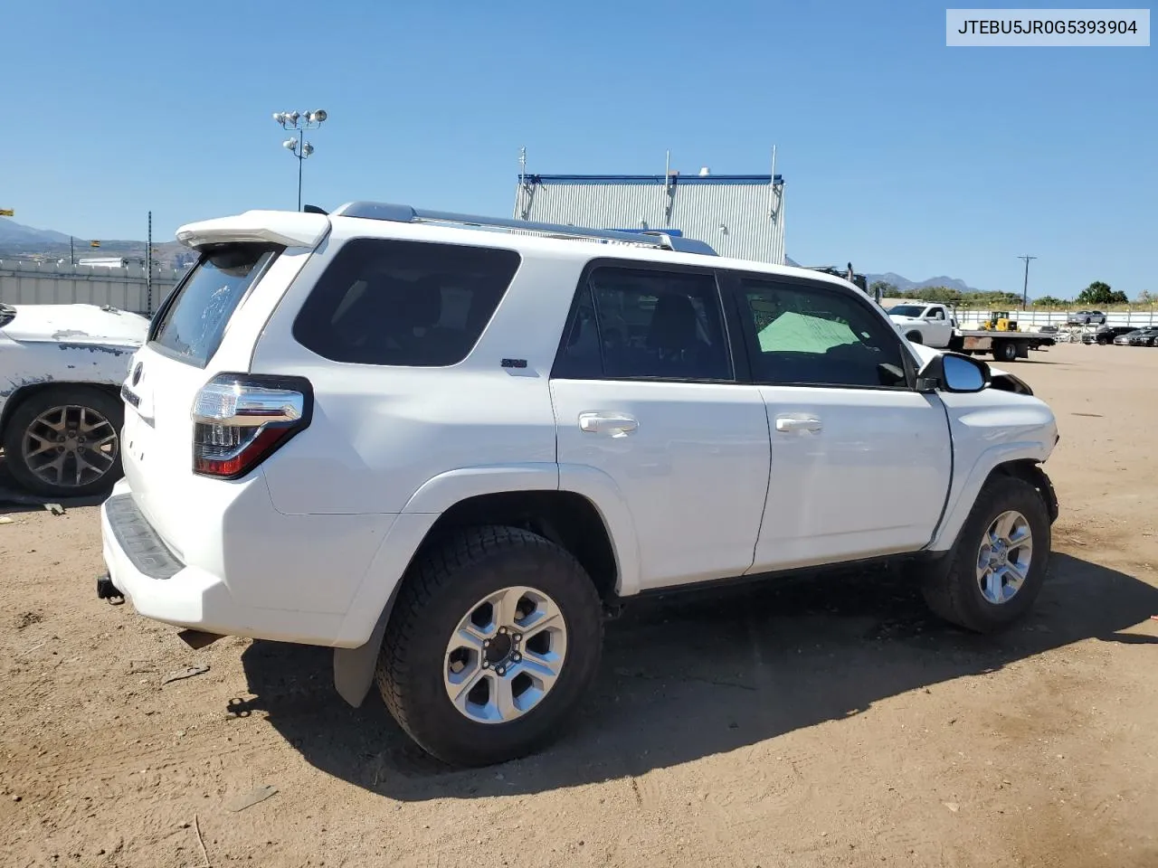 2016 Toyota 4Runner Sr5/Sr5 Premium VIN: JTEBU5JR0G5393904 Lot: 74018004