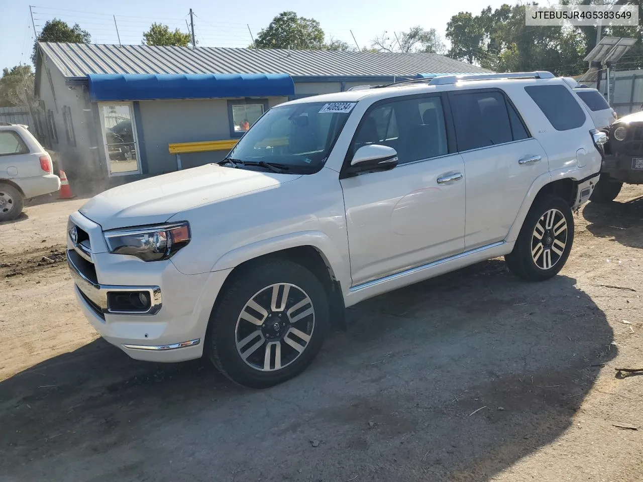 2016 Toyota 4Runner Sr5/Sr5 Premium VIN: JTEBU5JR4G5383649 Lot: 74069234