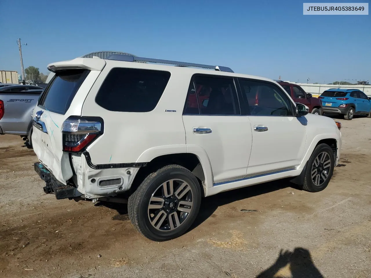 2016 Toyota 4Runner Sr5/Sr5 Premium VIN: JTEBU5JR4G5383649 Lot: 74069234