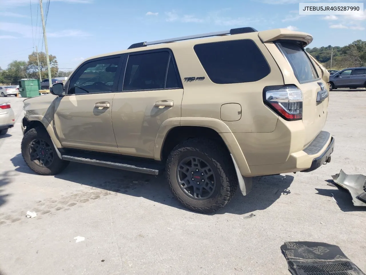 JTEBU5JR4G5287990 2016 Toyota 4Runner Sr5/Sr5 Premium