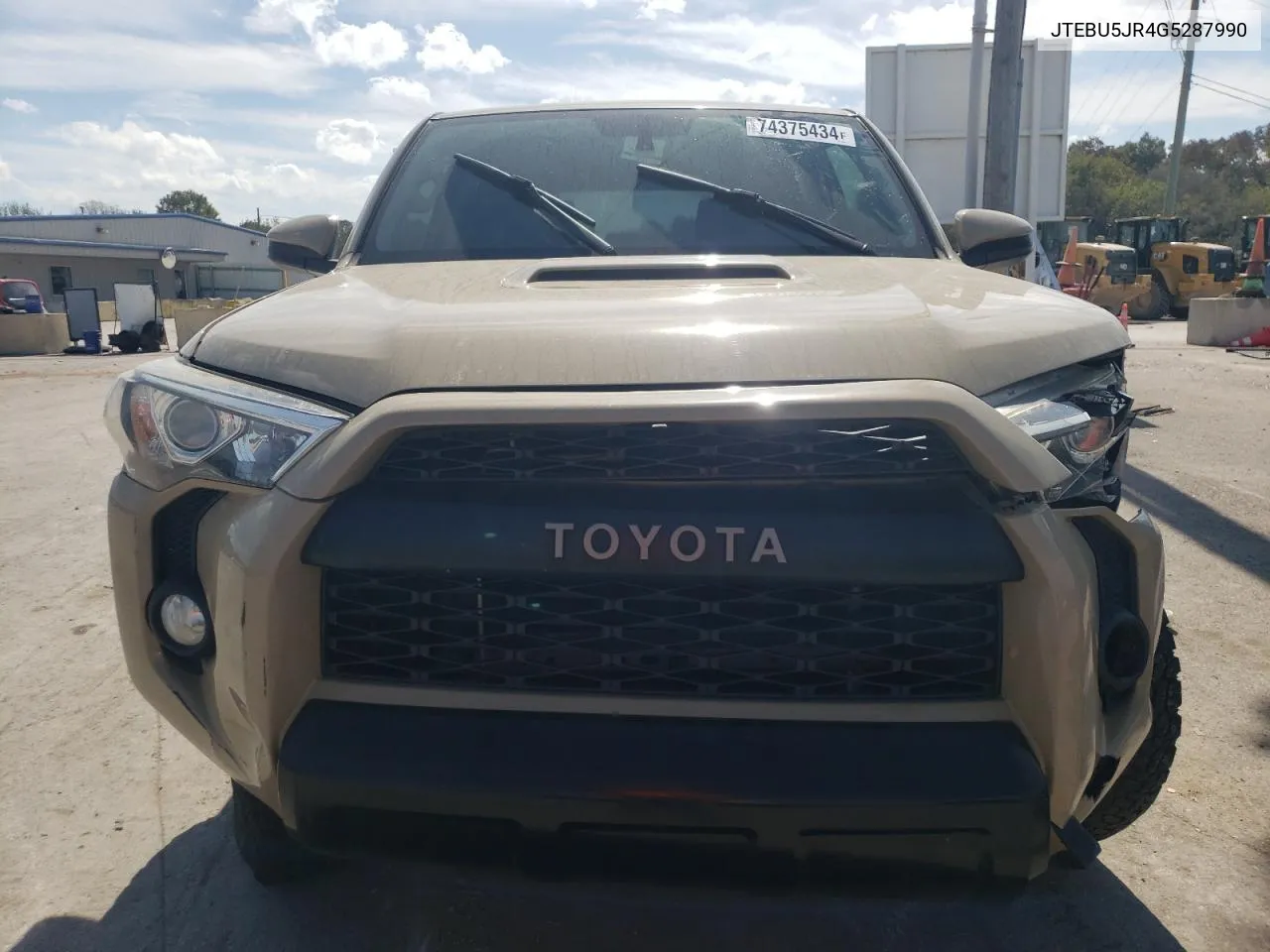 JTEBU5JR4G5287990 2016 Toyota 4Runner Sr5/Sr5 Premium